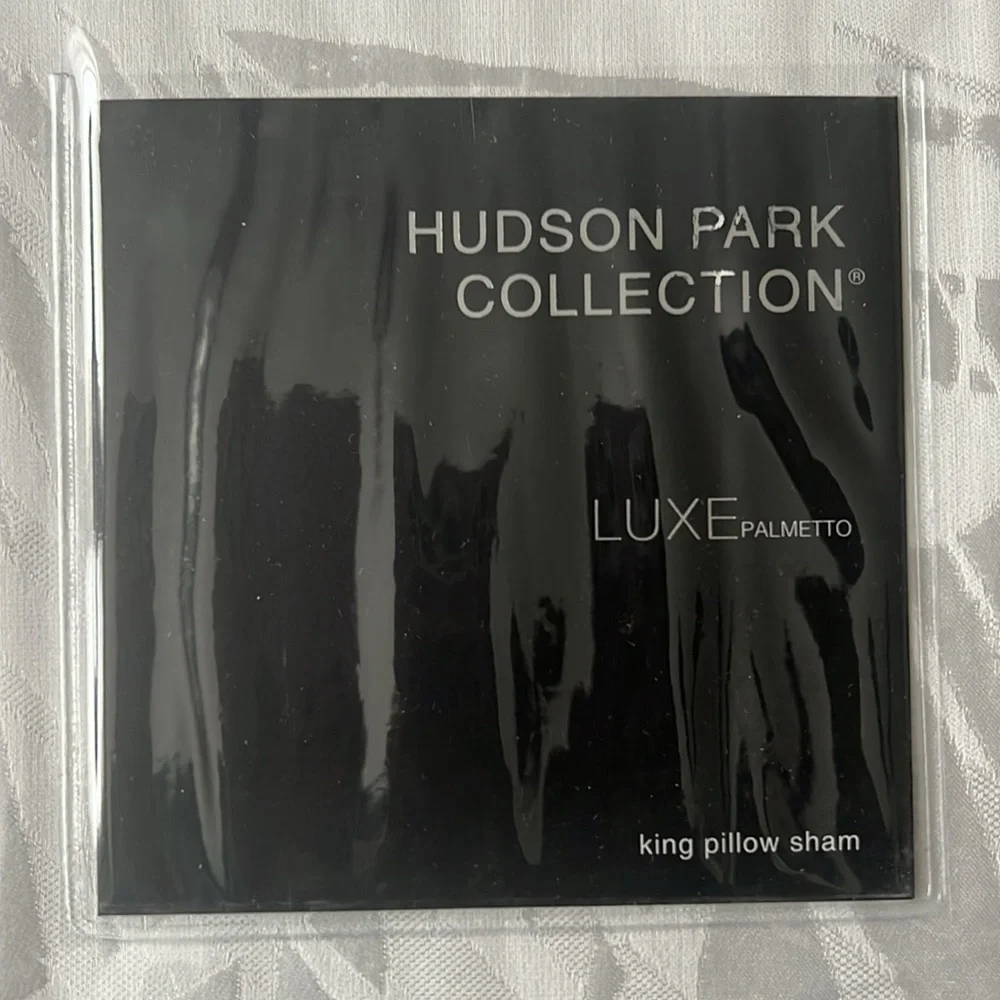 Hudson Park Collection Palmetto Cotton Silk King Sham, New w/Tag